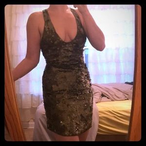 French Connection Sequin mini